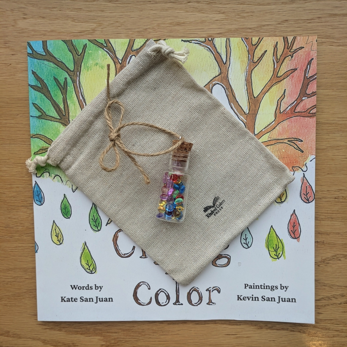 Keepsake bundle with signed book and tear jar keepsake