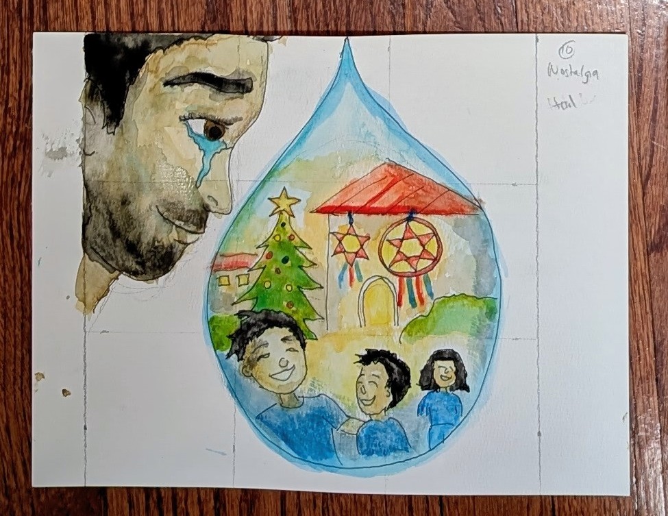 Colorful affirmation posters on wall